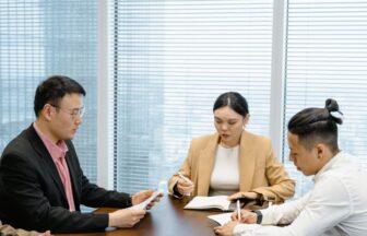 people in a meeting