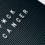 white and black text board